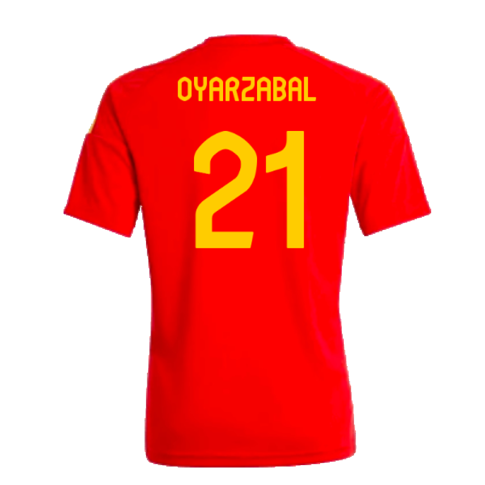 2024-2025 Spain Home Fan Shirt (Kids) (Oyarzabal 21)