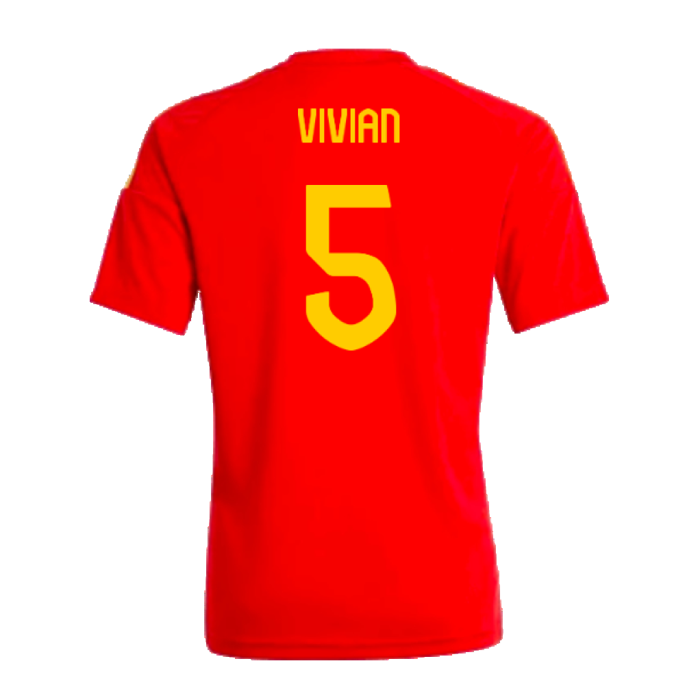 2024-2025 Spain Home Fan Shirt (Kids) (Vivian 5)