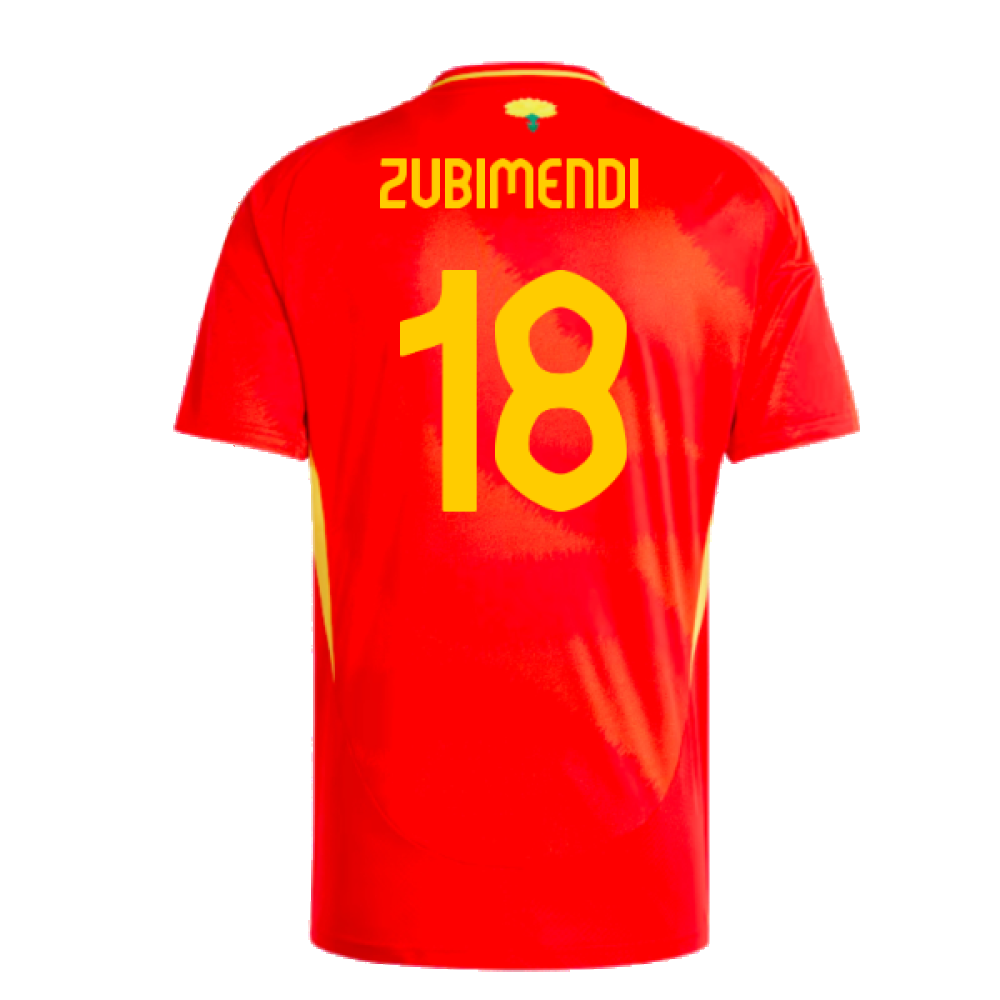 2024-2025 Spain Home Shirt (Zubimendi 18)