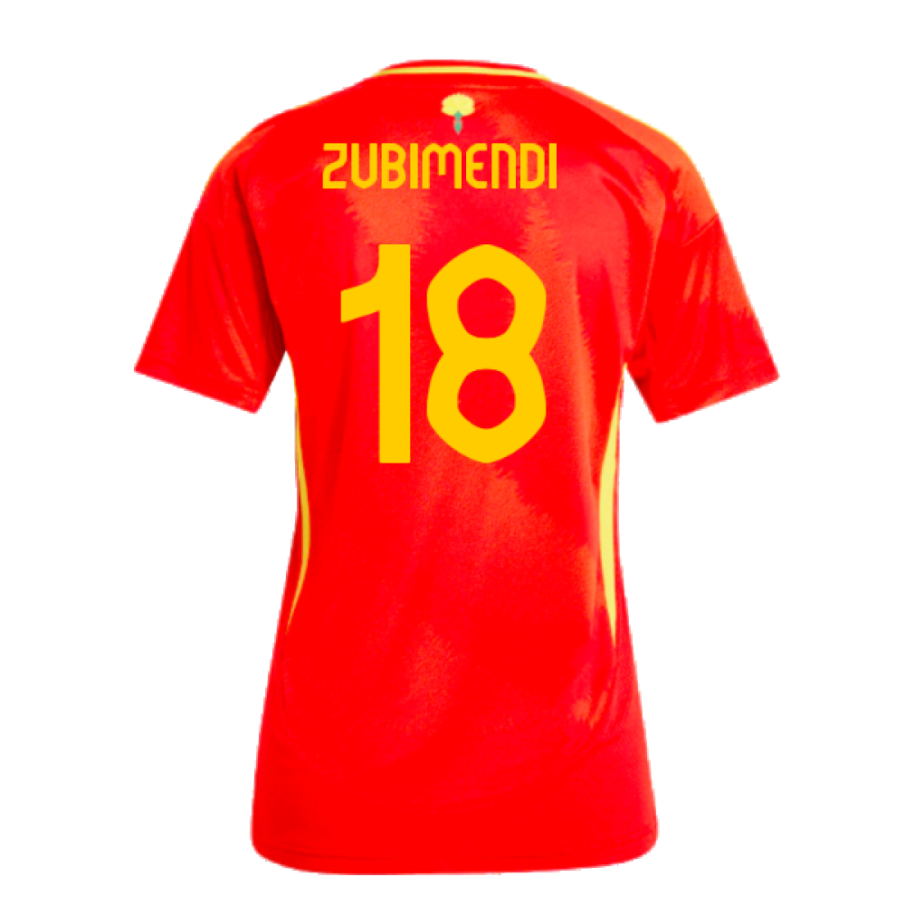 2024-2025 Spain Home Shirt (Ladies) (Zubimendi 18)