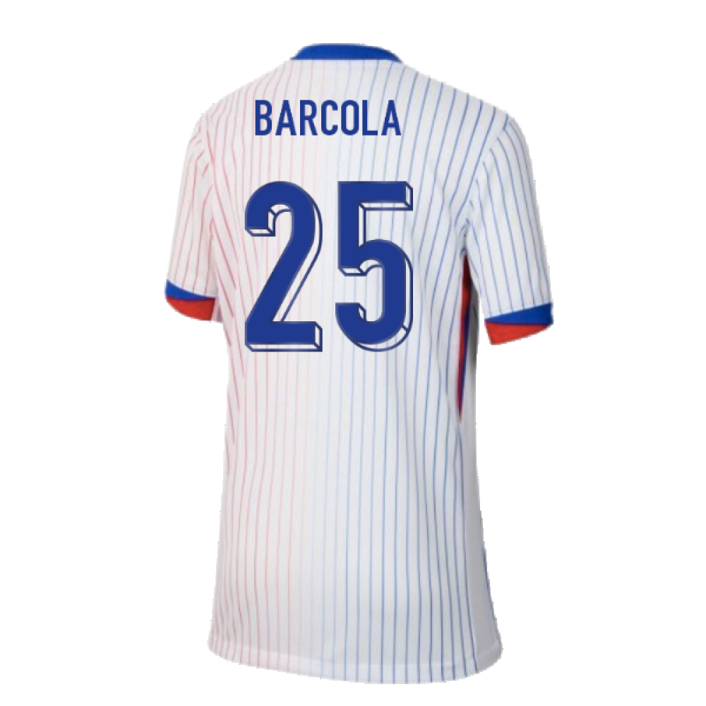 2024-2025 France Away Shirt (Kids) (Barcola 25)