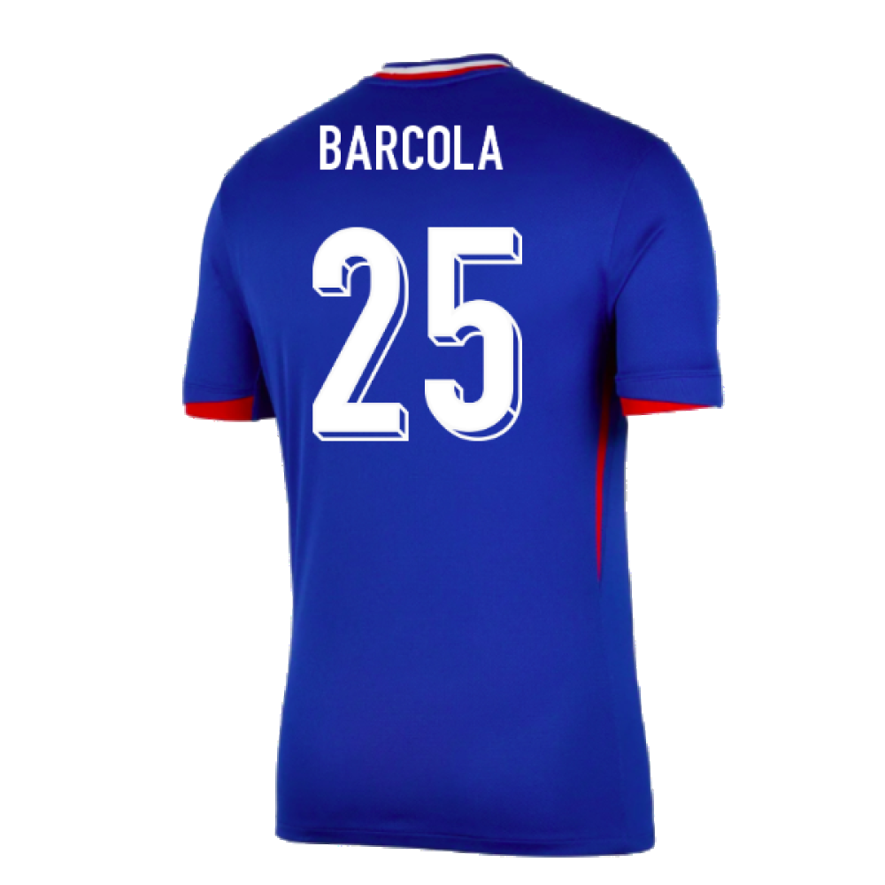 2024-2025 France Home Shirt (Barcola 25)
