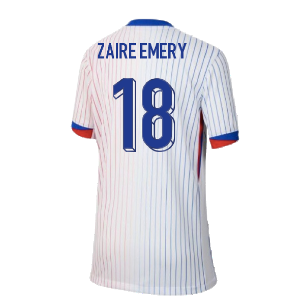 2024-2025 France Away Shirt (Kids) (Zaire Emery 18)