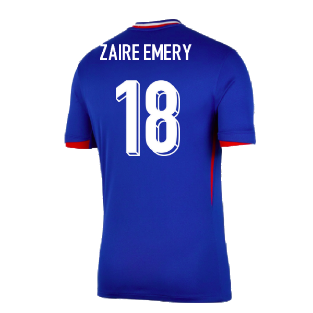 2024-2025 France Home Shirt (Zaire Emery 18)