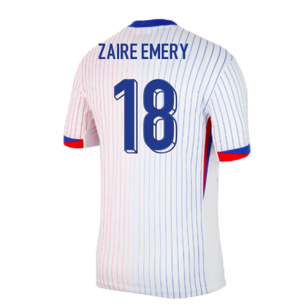 2024-2025 France Away Shirt (Zaire Emery 18)