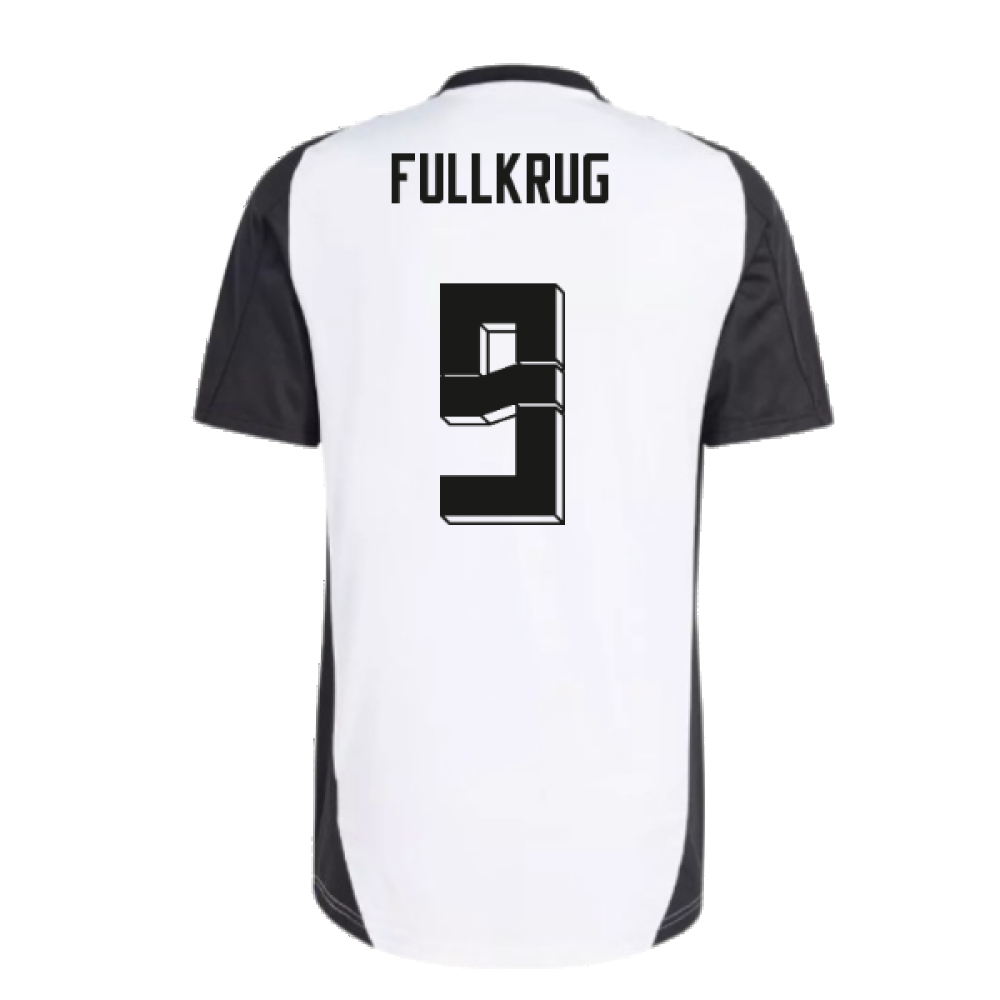 2024-2025 Germany Training Jersey (White) (Fullkrug 9)