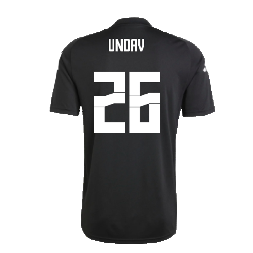 2024-2025 Germany Pre-Match Shirt (Black) (Undav 26)