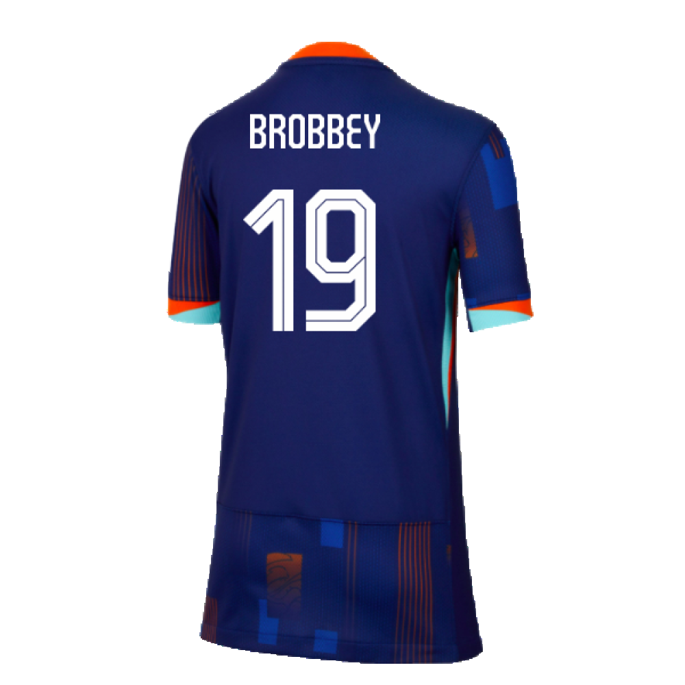 2024-2025 Netherlands Away Shirt (Kids) (Brobbey 19)