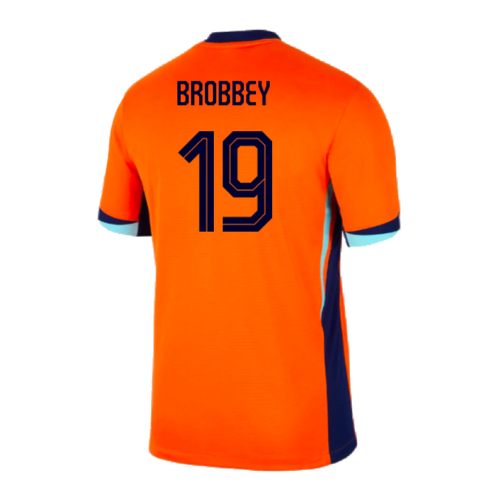 2024-2025 Netherlands Home Shirt (Brobbey 19)