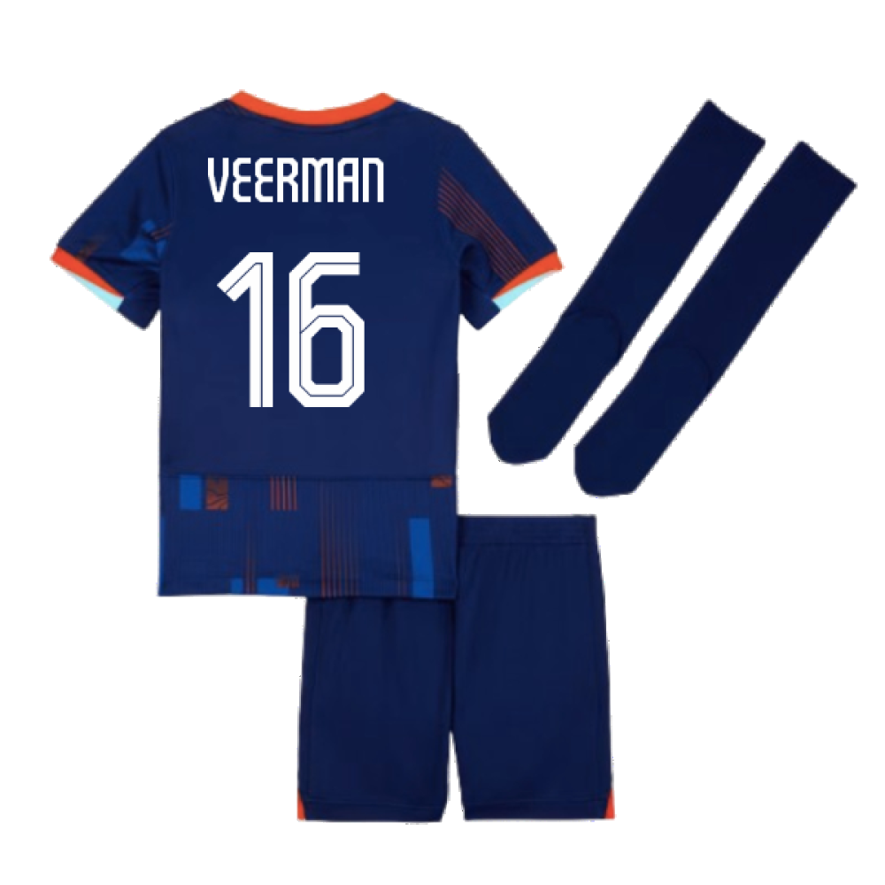 2024-2025 Netherlands Away Mini Kit (Veerman 16)