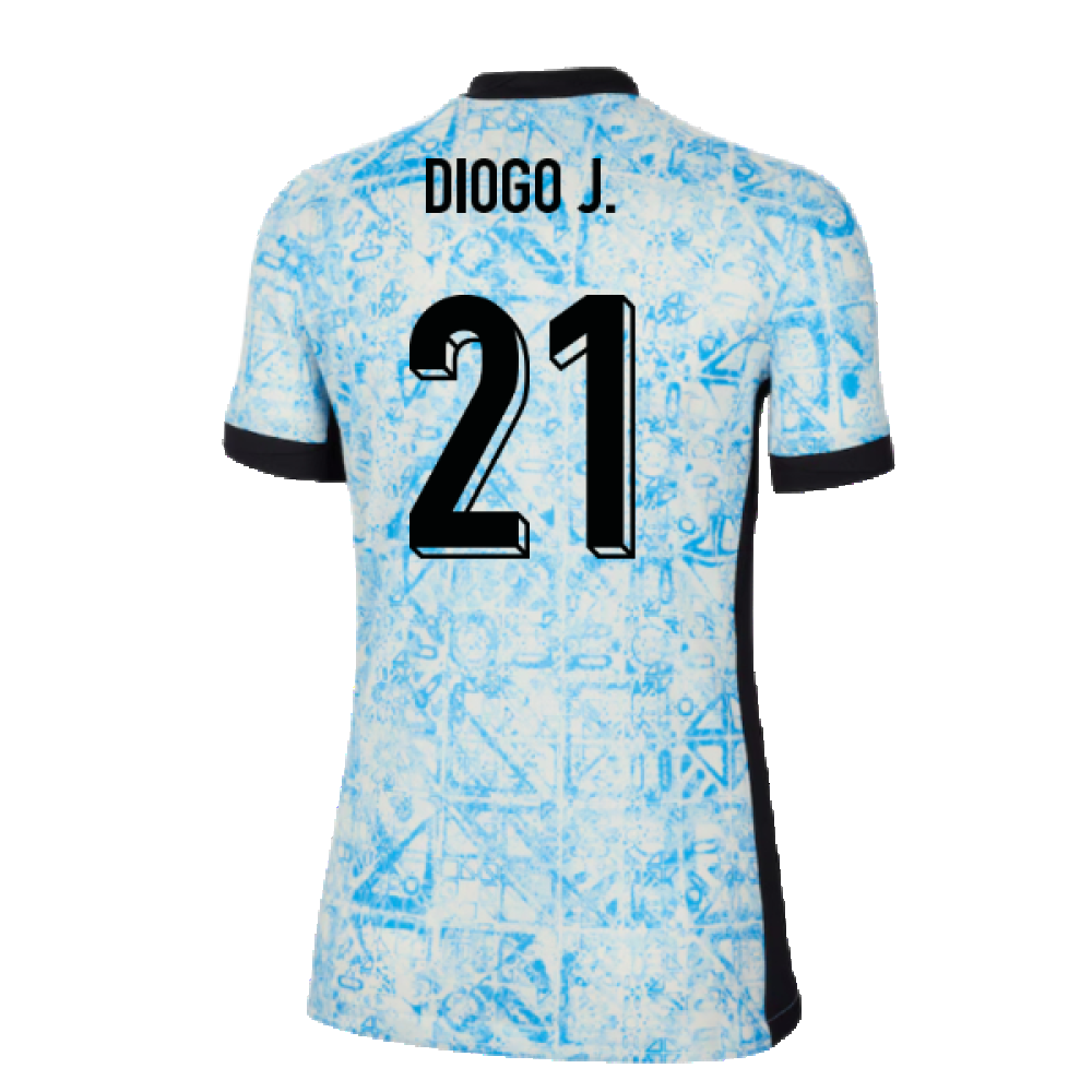 2024-2025 Portugal Away Shirt (Womens) (Diogo J. 21)