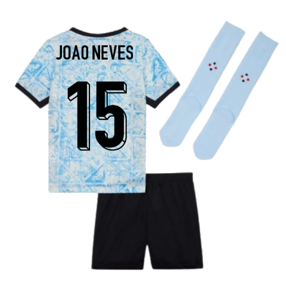 2024-2025 Portugal Away Mini Kit (Joao Neves 15)