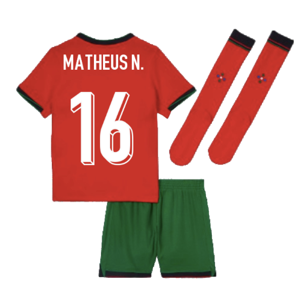 2024-2025 Portugal Home Mini Kit (Matheus N. 16)