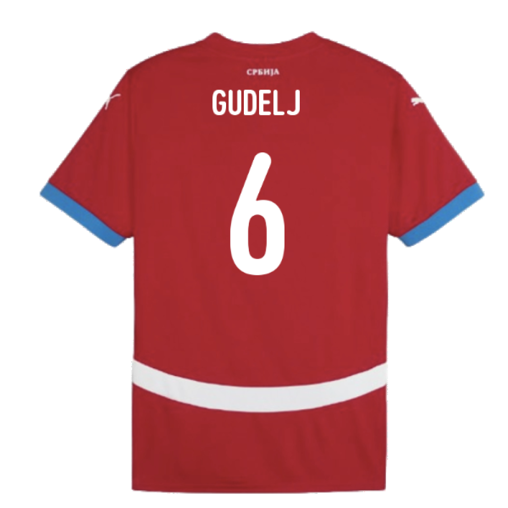 2024-2025 Serbia Home Shirt (Gudelj 6)