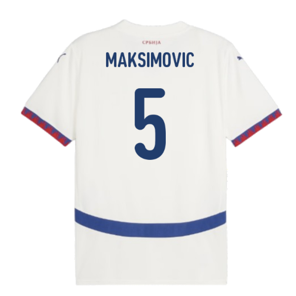 2024-2025 Serbia Away Shirt (Maksimovic 5)