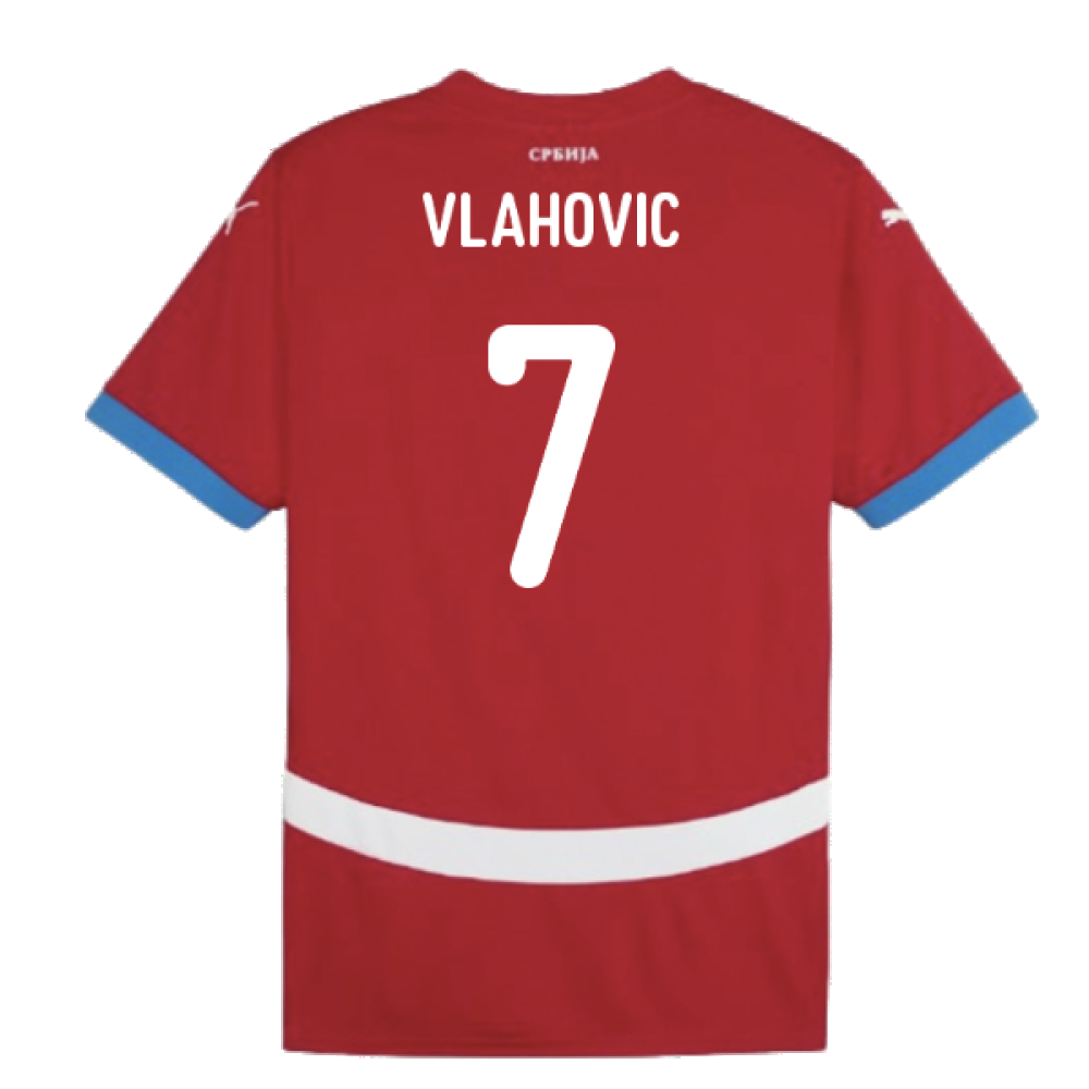 2024-2025 Serbia Home Shirt (Vlahovic 7)