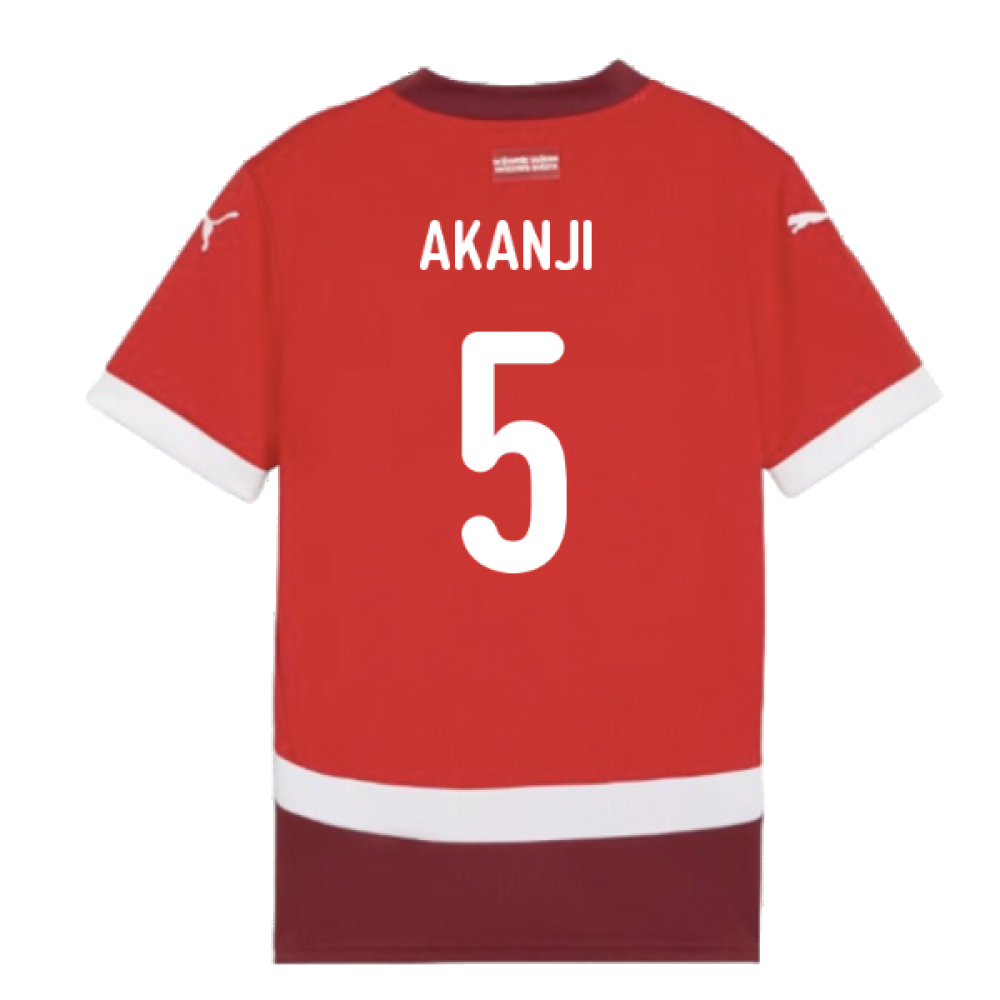 2024-2025 Switzerland Home Shirt (Kids) (Akanji 5)