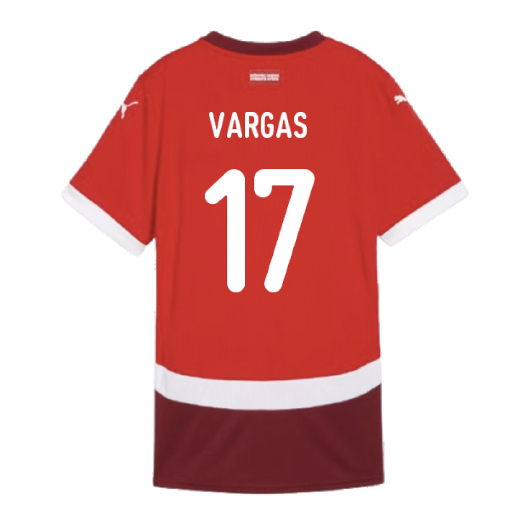 2024-2025 Switzerland Home Shirt (Ladies) (Vargas 17)