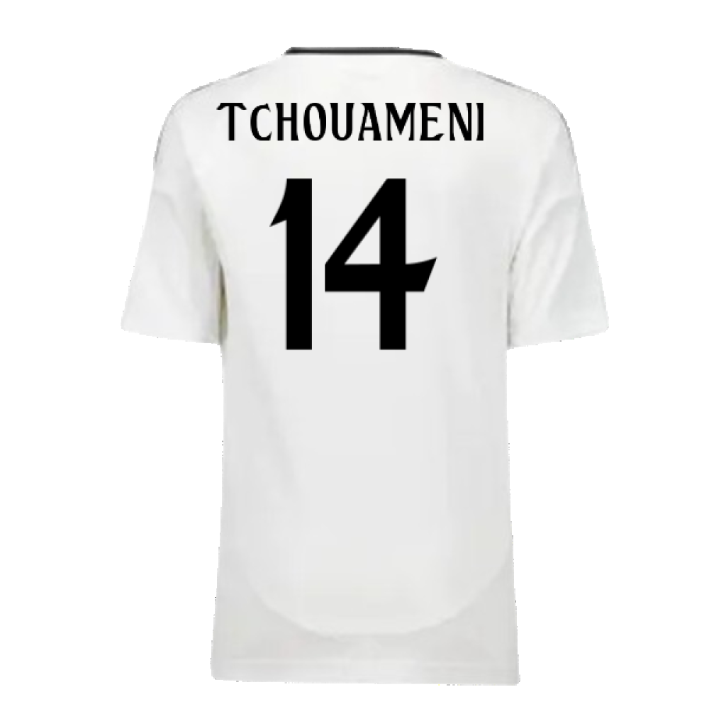 2024-2025 Real Madrid Home Mini Kit (Tchouameni 14)