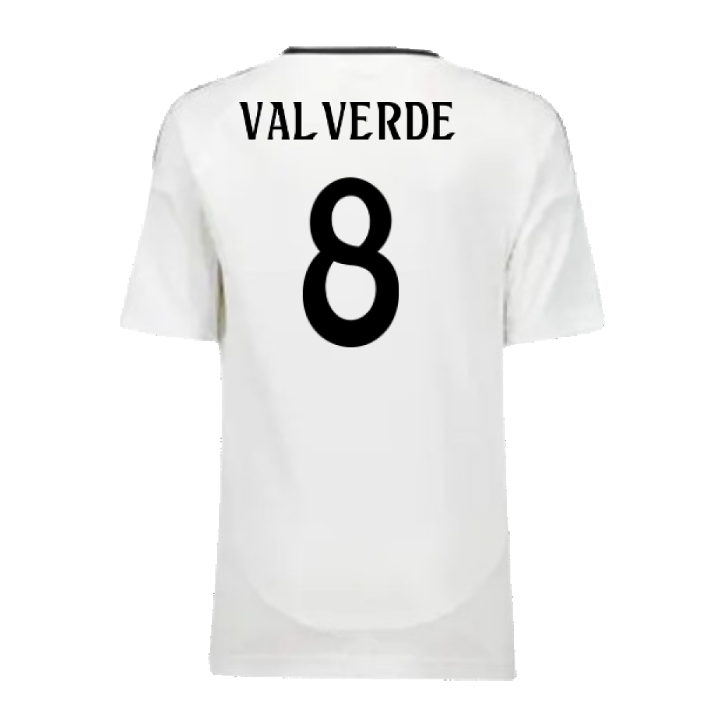 2024-2025 Real Madrid Home Youth Kit (Valverde 8)