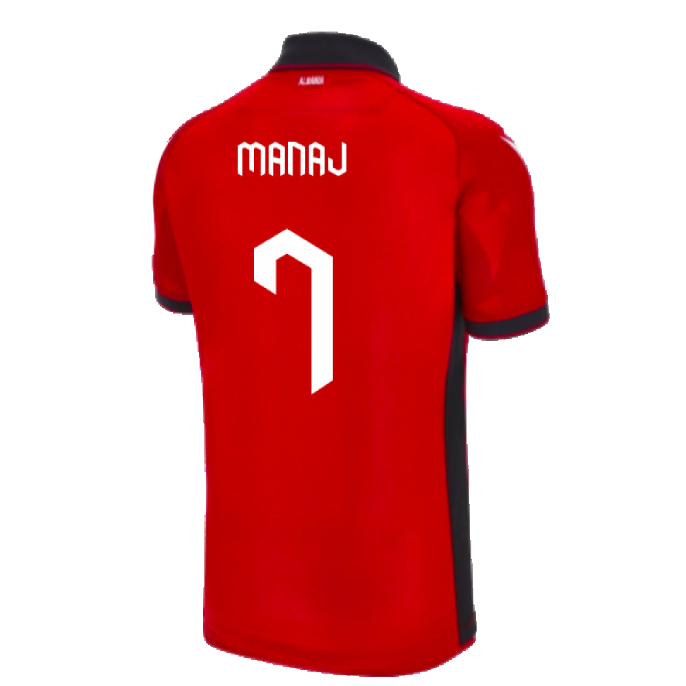 2023-2024 Albania Home Authentic Shirt (Manaj 7)