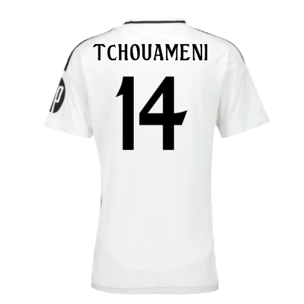 2024-2025 Real Madrid Home Shirt (Womens) (Tchouameni 14)