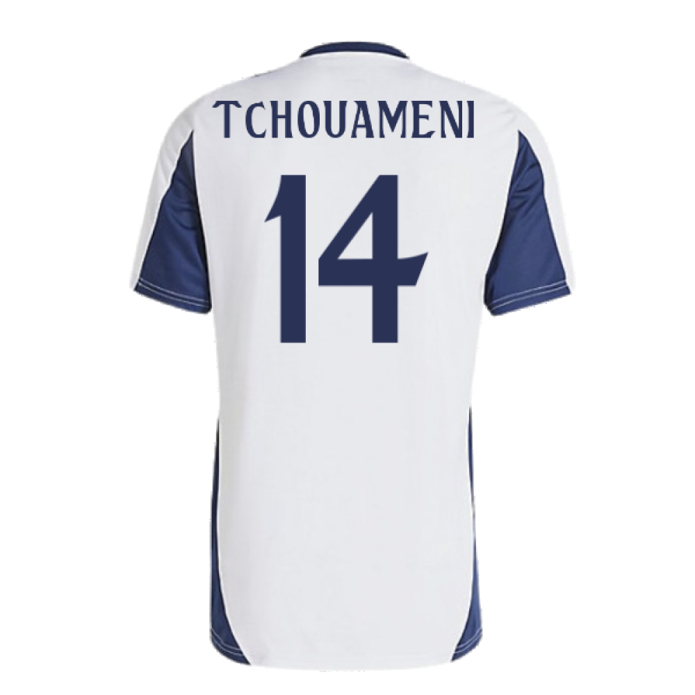 2024-2025 Real Madrid Training Shirt (White) (Tchouameni 14)