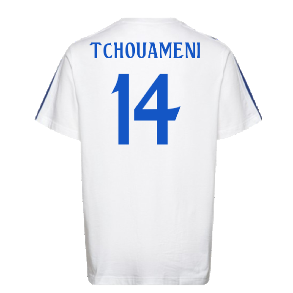 2024-2025 Real Madrid DNA Tee (White) (Tchouameni 14)