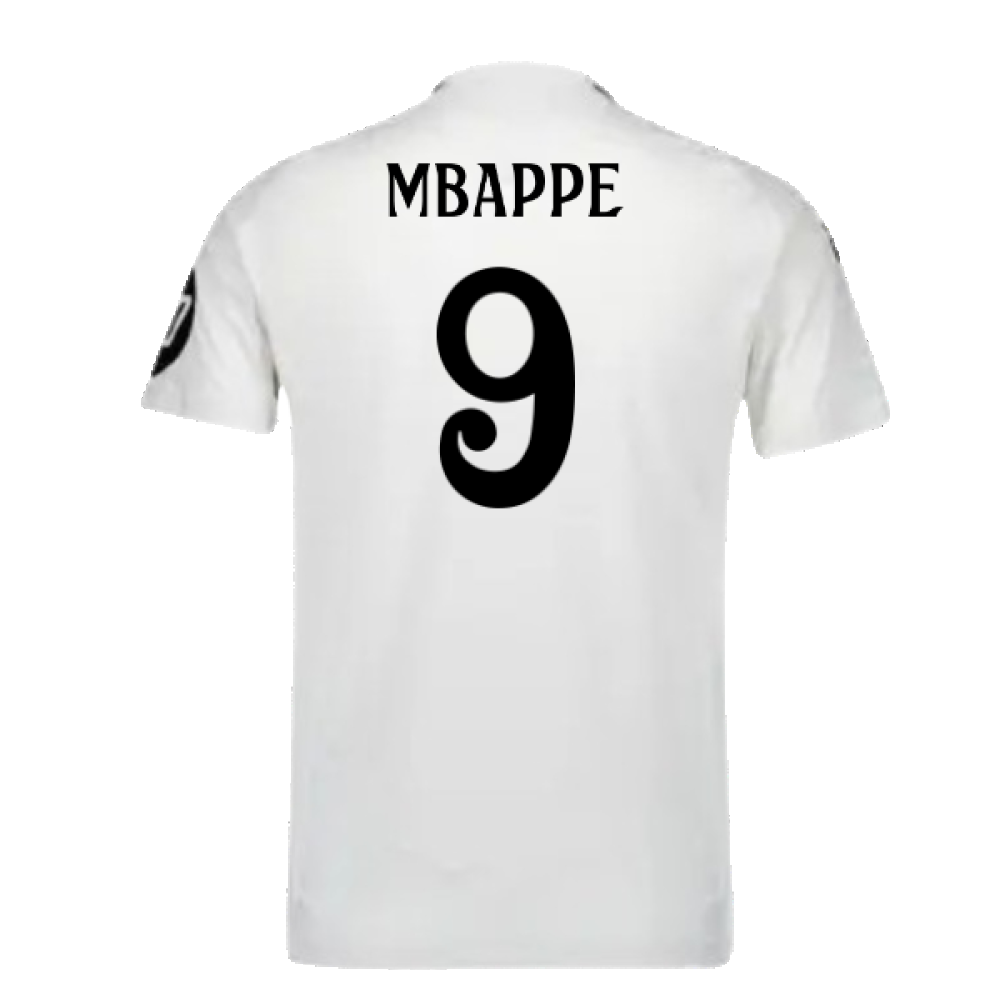 2024-2025 Real Madrid Authentic Home Shirt (Mbappe 9)