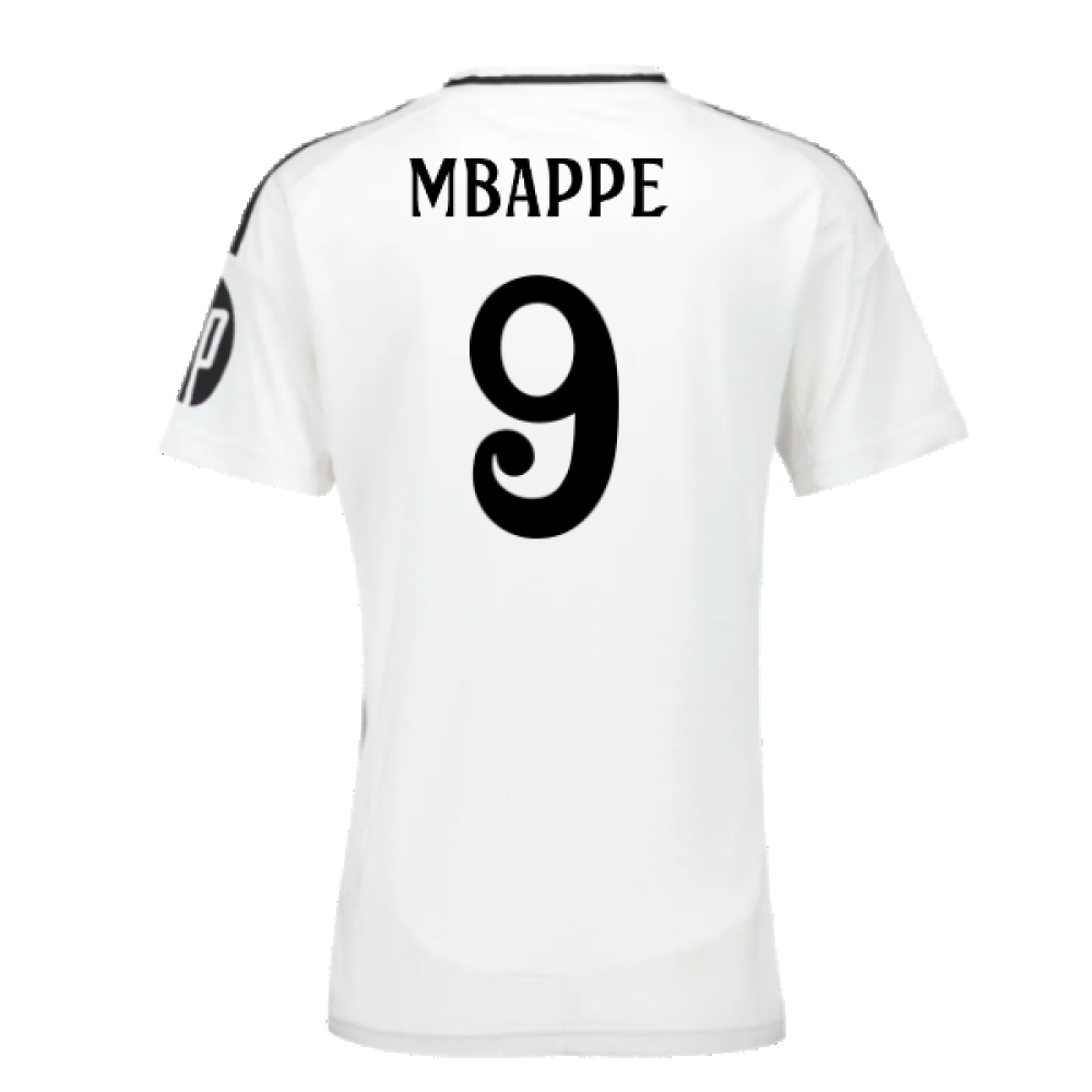 2024-2025 Real Madrid Home Shirt (Womens) (Mbappe 9)