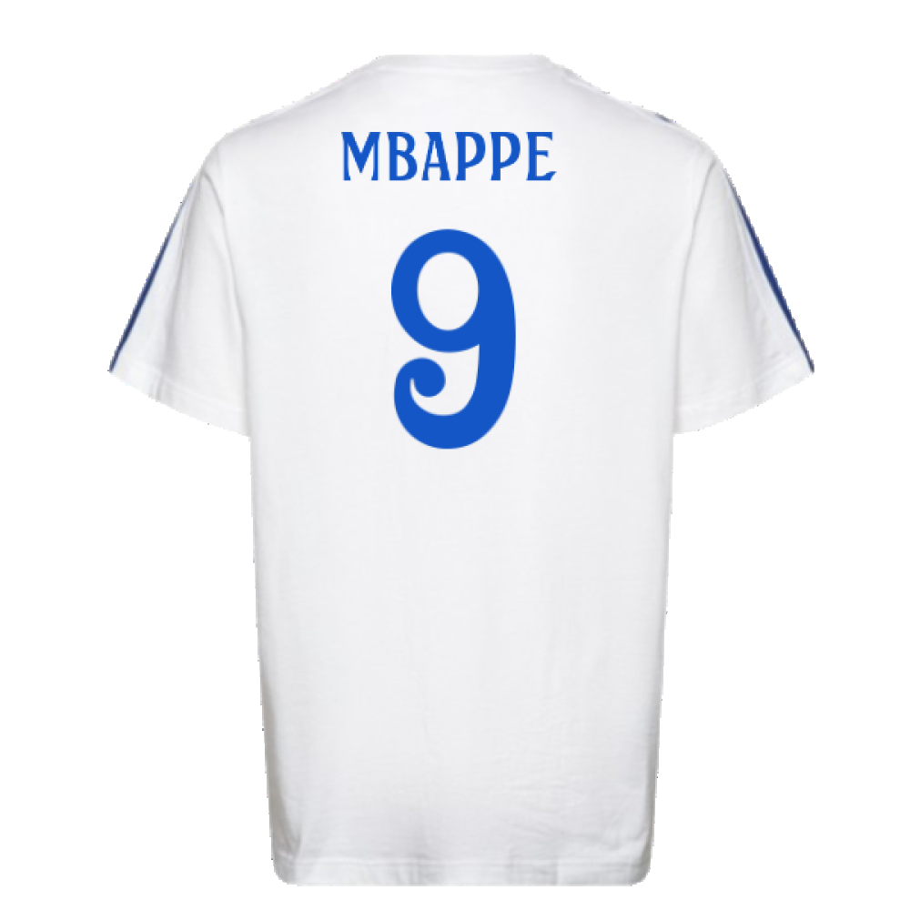 2024-2025 Real Madrid DNA Tee (White) (Mbappe 9)