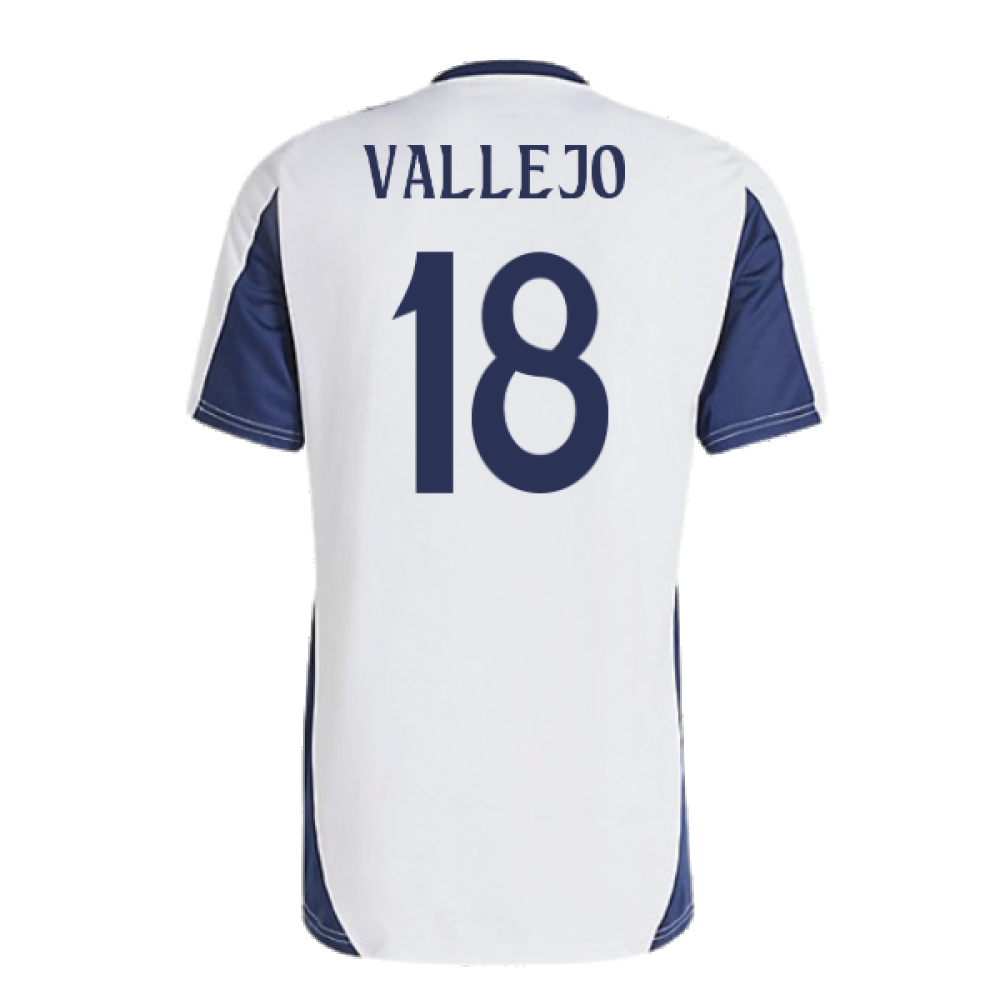 2024-2025 Real Madrid Training Shirt (White) (Vallejo 18)