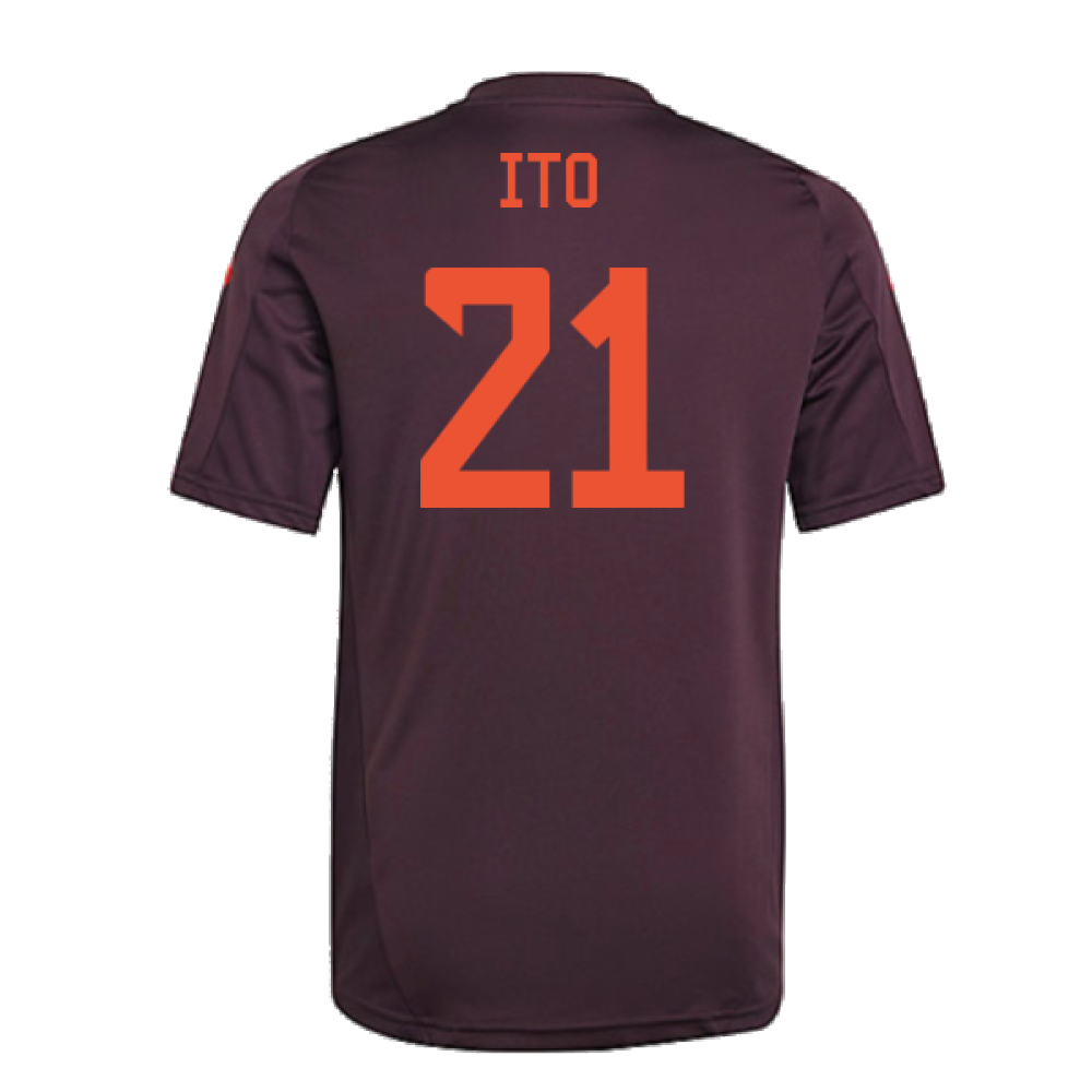 2024-2025 Bayern Munich Training Shirt (Shadow Maroon) - Kids (Ito 21)