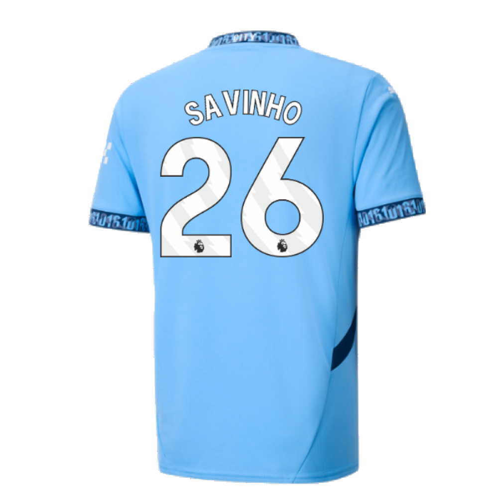 2024-2025 Man City Home Shirt (Savinho 26)