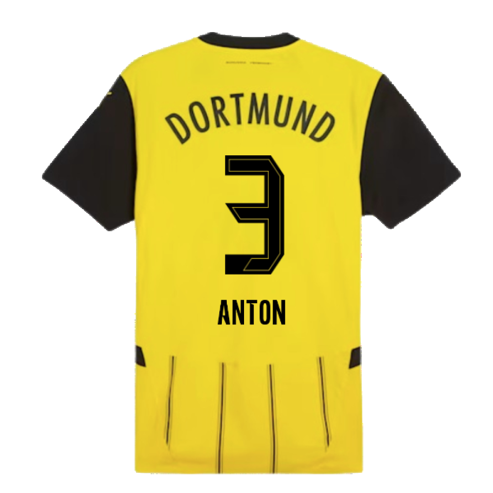 2024-2025 Borussia Dortmund Authentic Home Shirt (Anton 3)