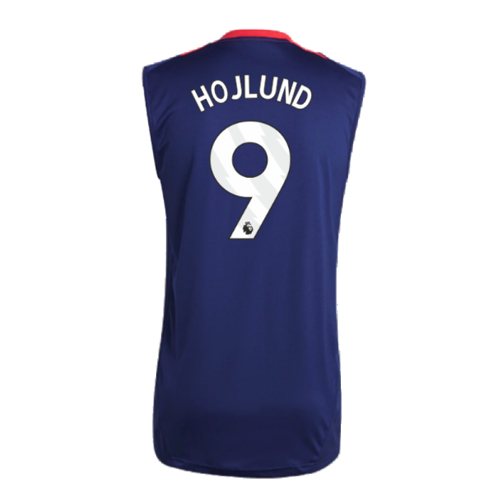 2024-2025 Man Utd Sleeveless Jersey (Night Indigo) (Hojlund 9)