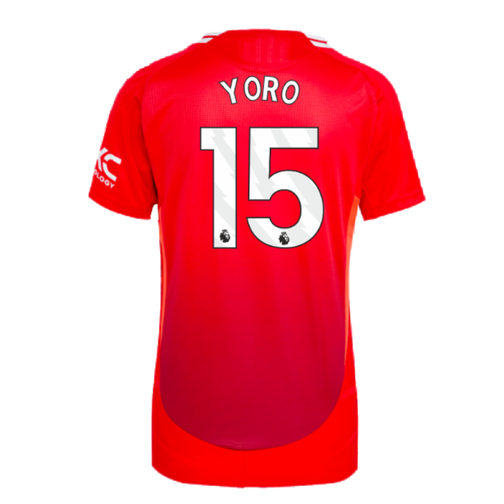 2024-2025 Man Utd Authentic Home Shirt (Womens) (Yoro 15)