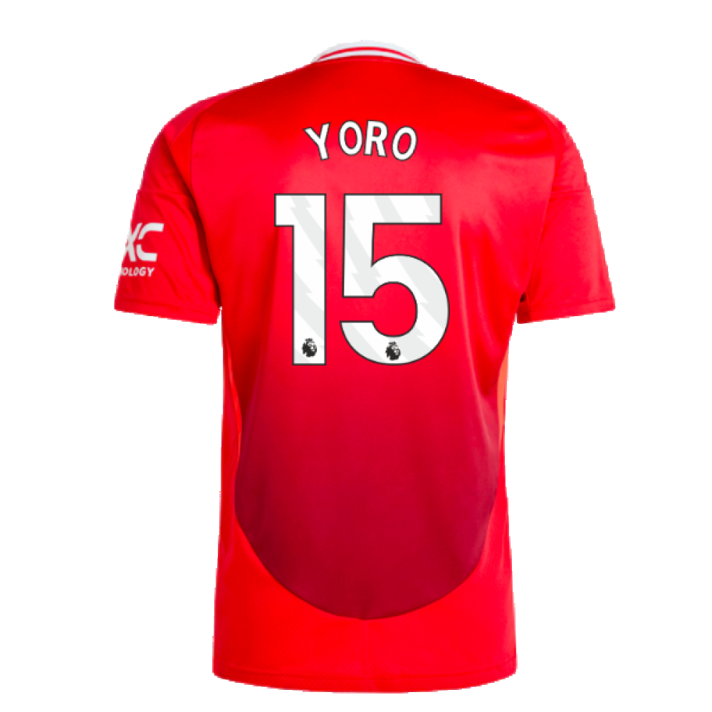 2024-2025 Man Utd Home Shirt (Yoro 15)