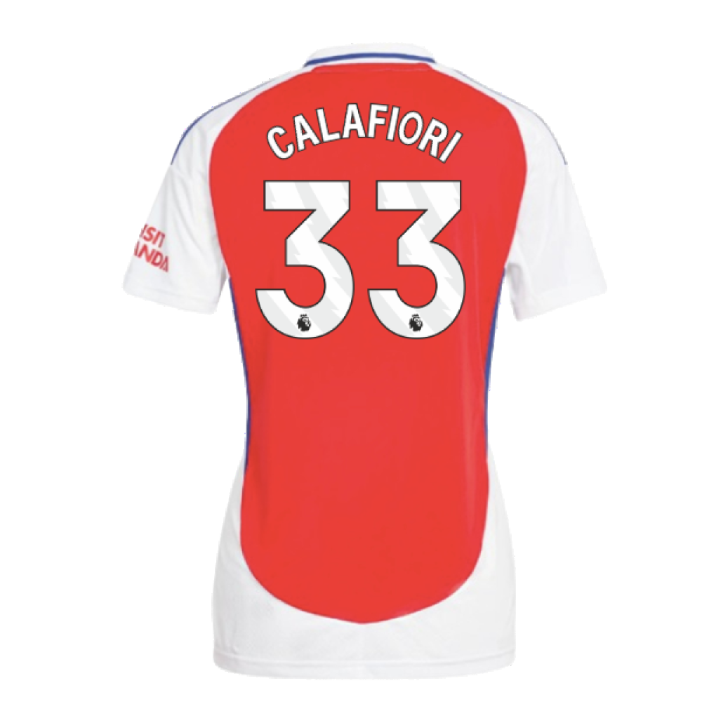 2024-2025 Arsenal Home Shirt (Womens) (Calafiori 33)