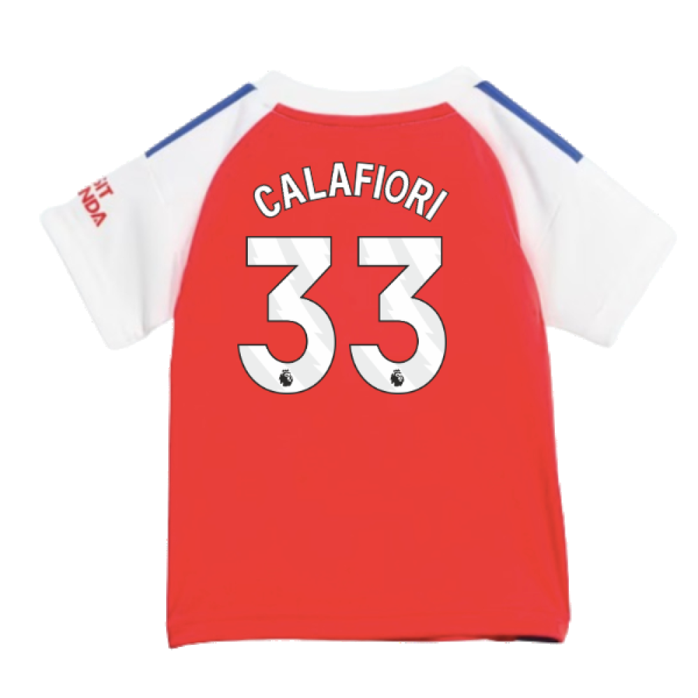 2024-2025 Arsenal Home Baby Kit (Calafiori 33)