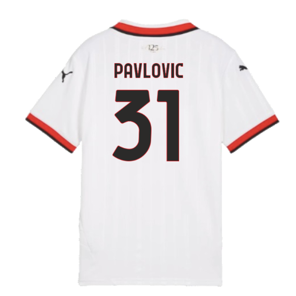 2024-2025 AC Milan Away Shirt (Kids) (Pavlovic 31)