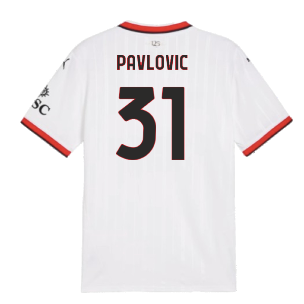 2024-2025 AC Milan Away Shirt (Pavlovic 31)