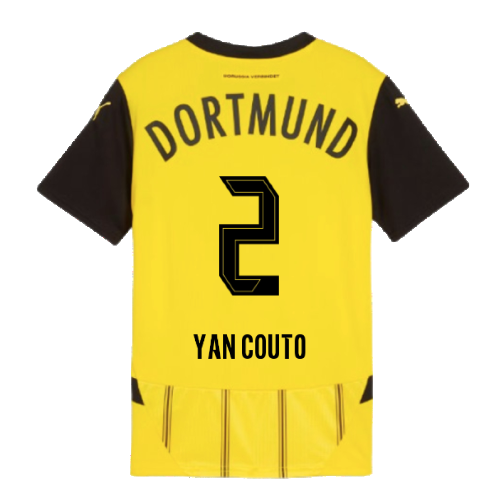 2024-2025 Borussia Dortmund Home Shirt (Kids) (Yan Couto 2)