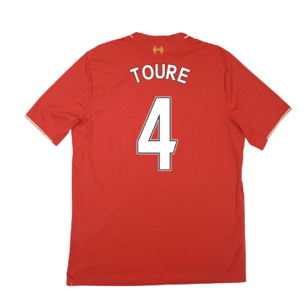 Liverpool 2015-16 Home Shirt ((Very Good) M) (Toure 4)