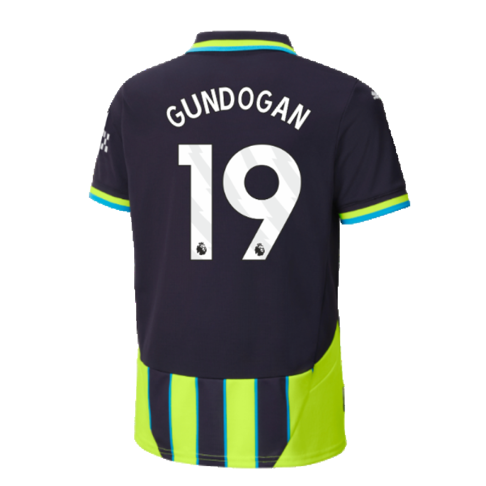 2024-2025 Man City Away Shirt (Kids) (Gundogan 19)