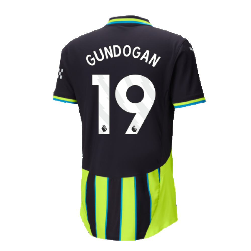 2024-2025 Man City Away Authentic Shirt w/packaging (Gundogan 19)