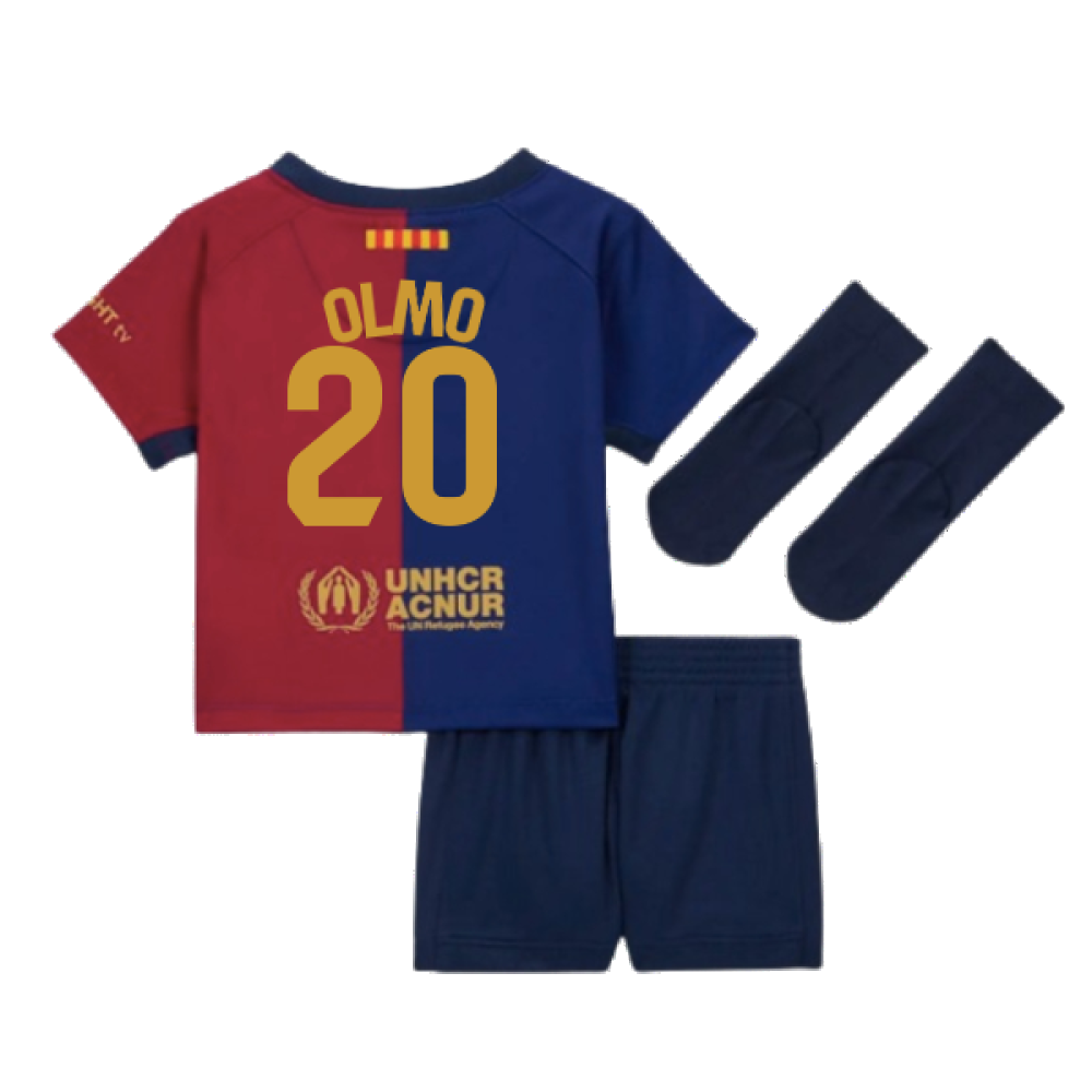 2024-2025 Barcelona Home Baby Kit (Olmo 20)