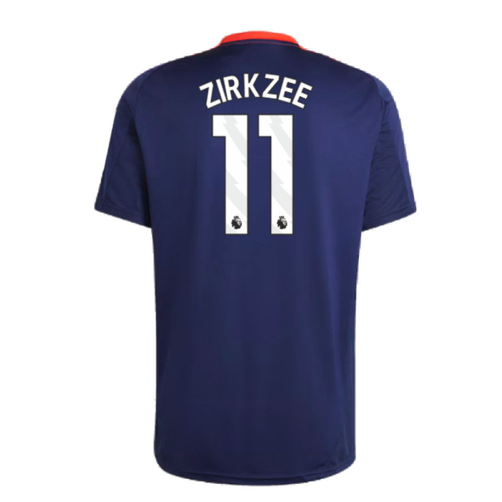 2024-2025 Man Utd Training Jersey (Night Indigo) (Zirkzee 11)