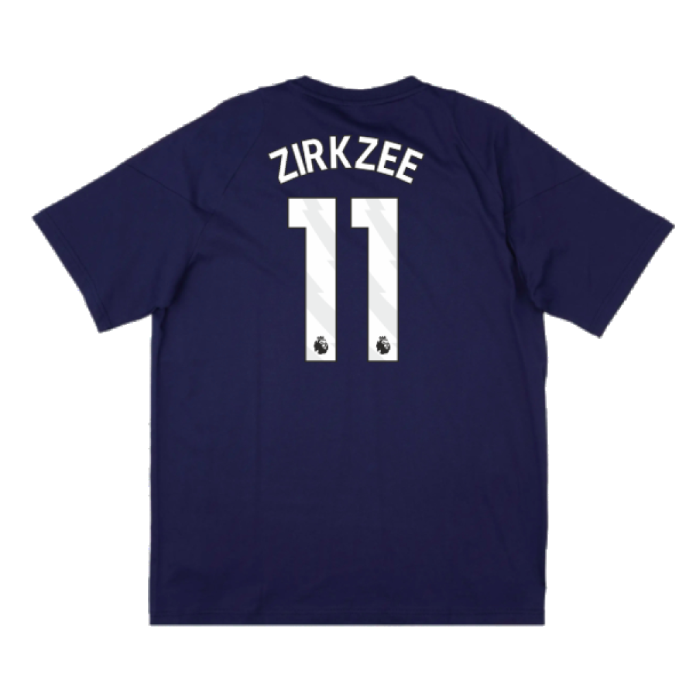 2024-2025 Man Utd Training Tee (Night Indigo) - Kids (Zirkzee 11)