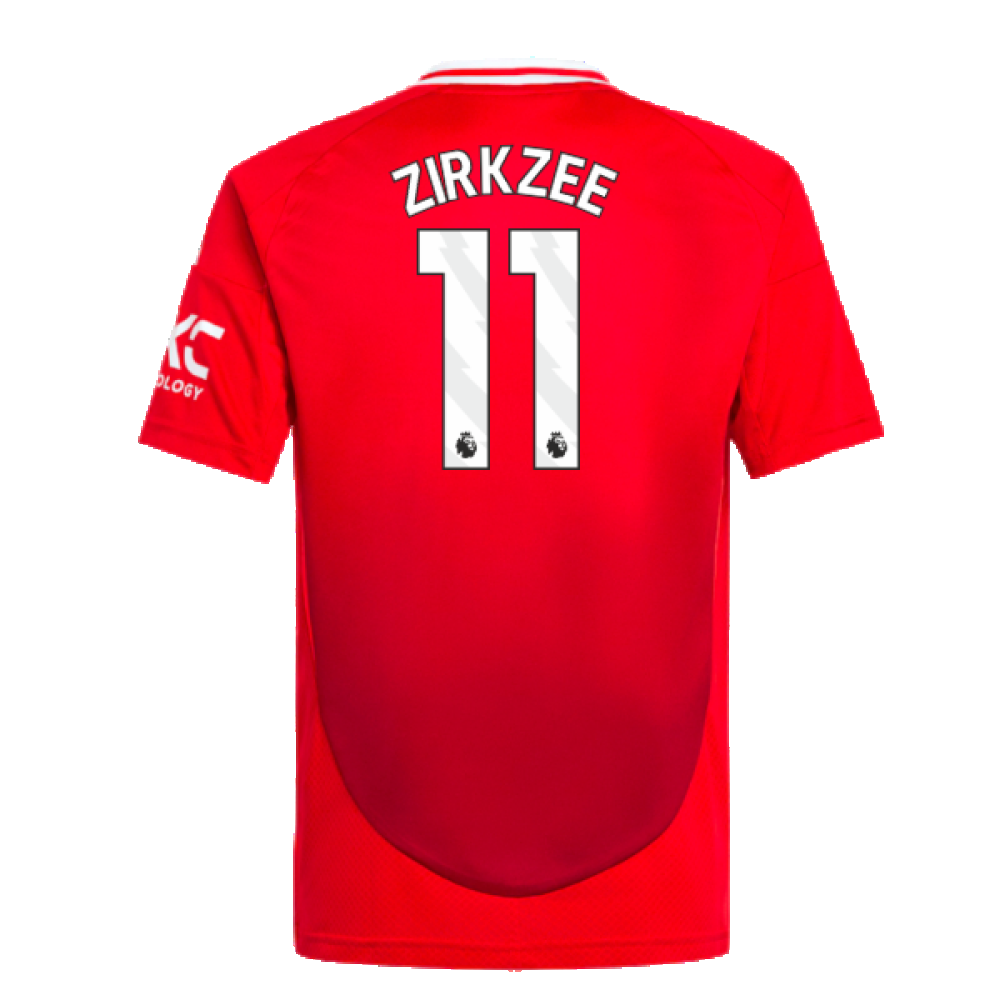 2024-2025 Man Utd Home Shirt (Kids) (Zirkzee 11)